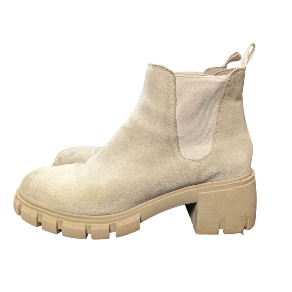 Steve Madden Women's Howler Ankle Boot Leather Tan Women's 8.5M - Picture 2 of 10